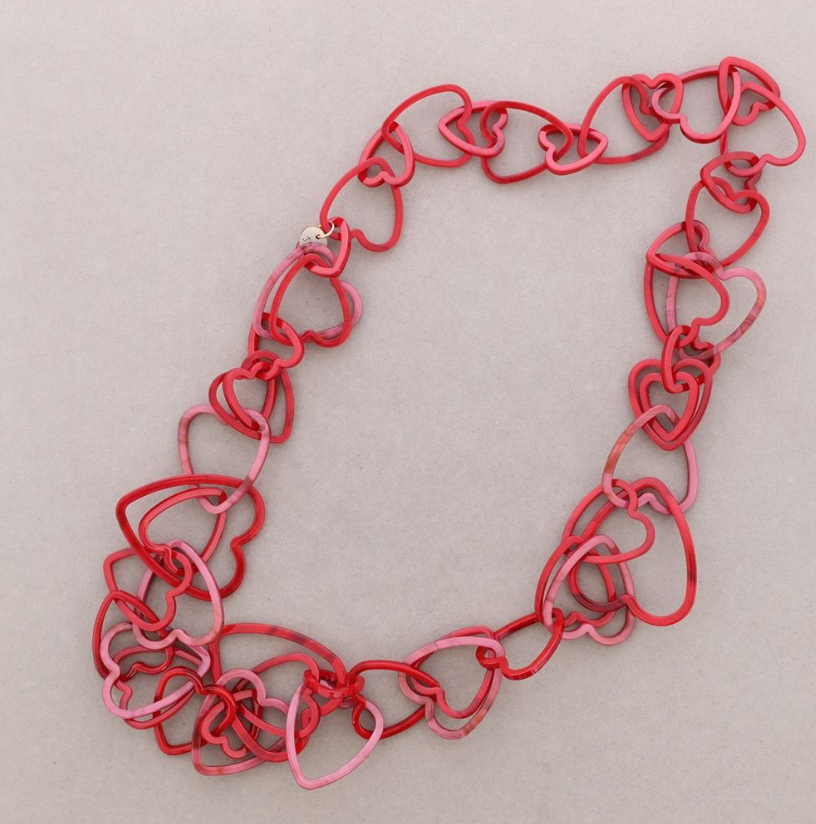Collar corazones