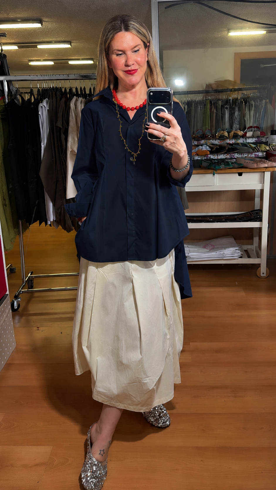 Camisa básica irregular