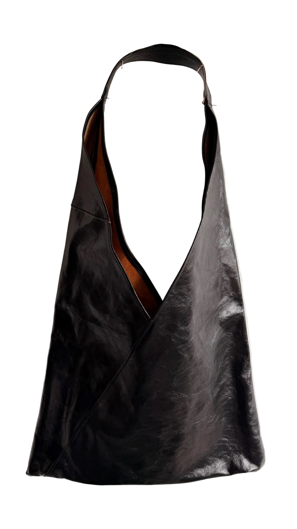 Bolso de piel negro