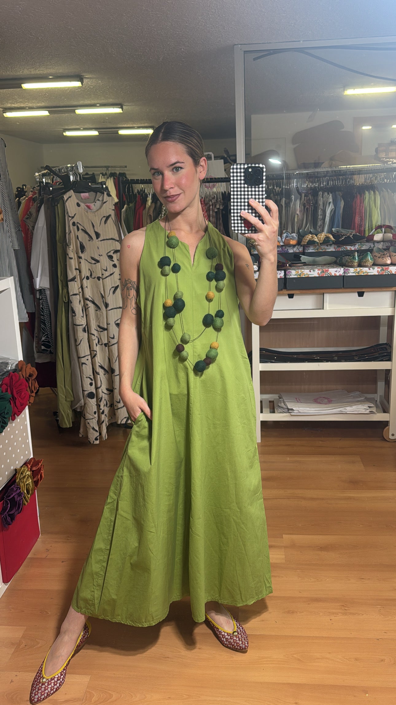 Vestido sin mangas