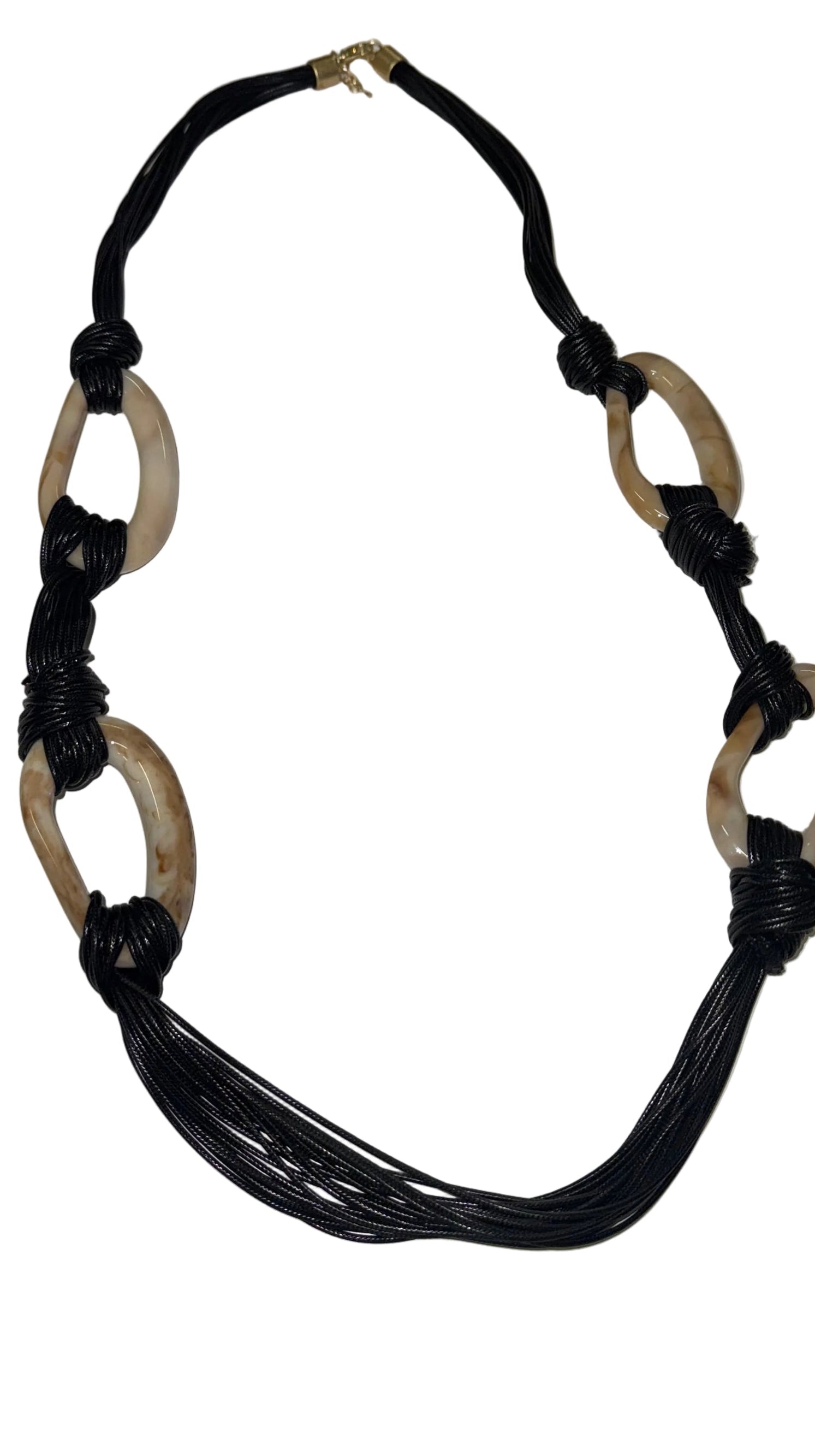 Collar cuerda y eslabones