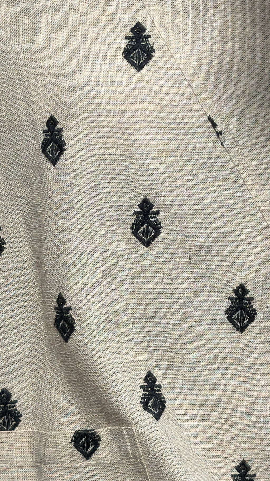 Pantalon palazzo bordado