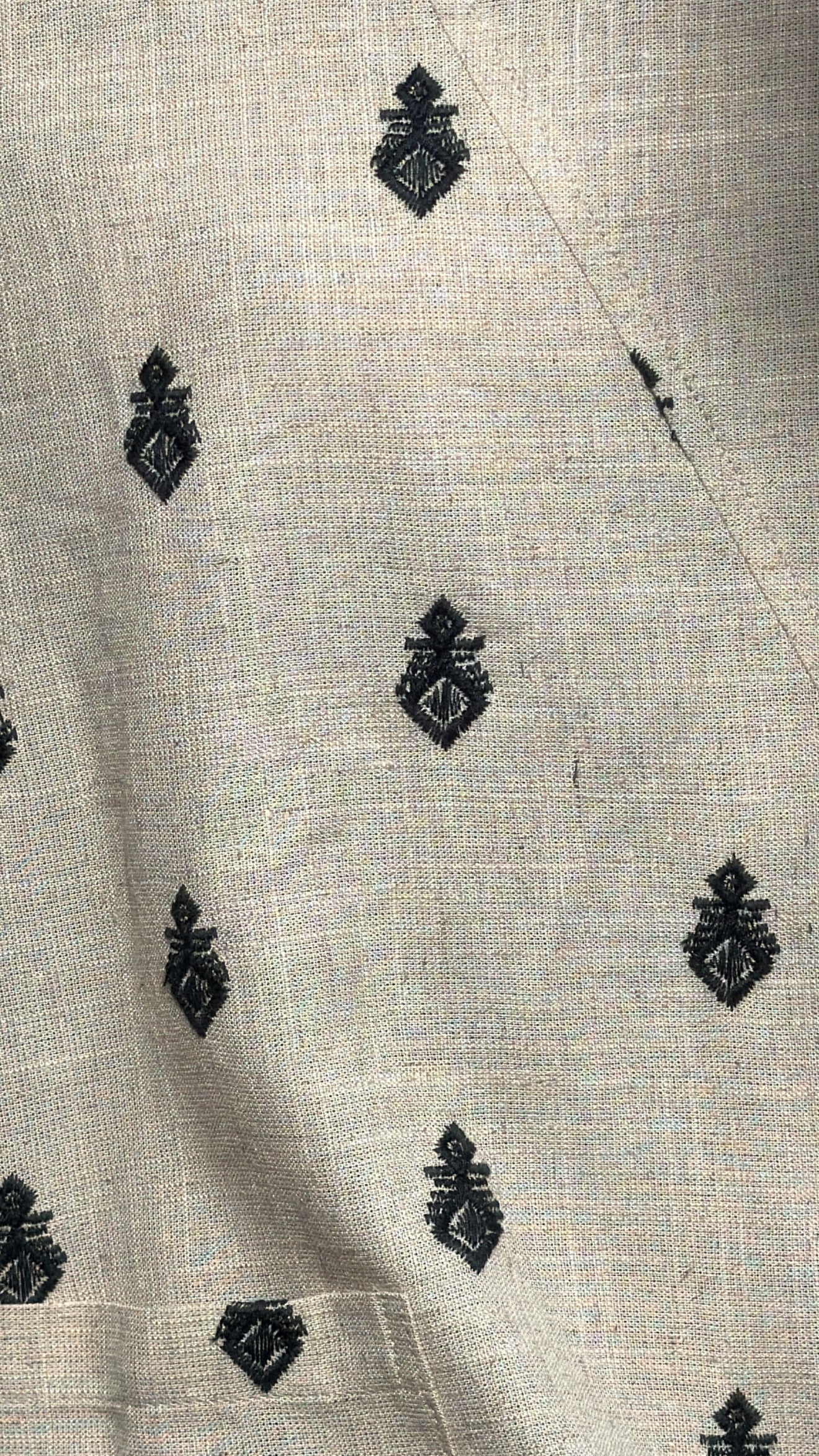 Pantalon palazzo bordado
