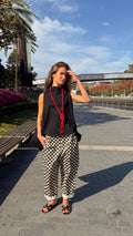 Pantalón damero