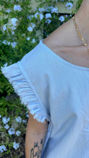 Blusa celeste