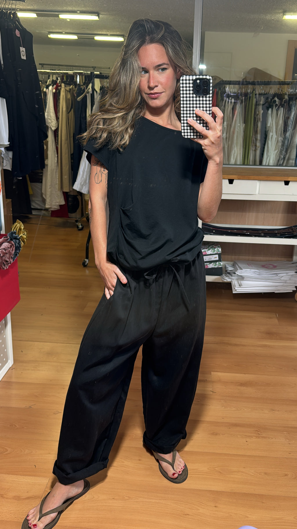 Pantalón fluido