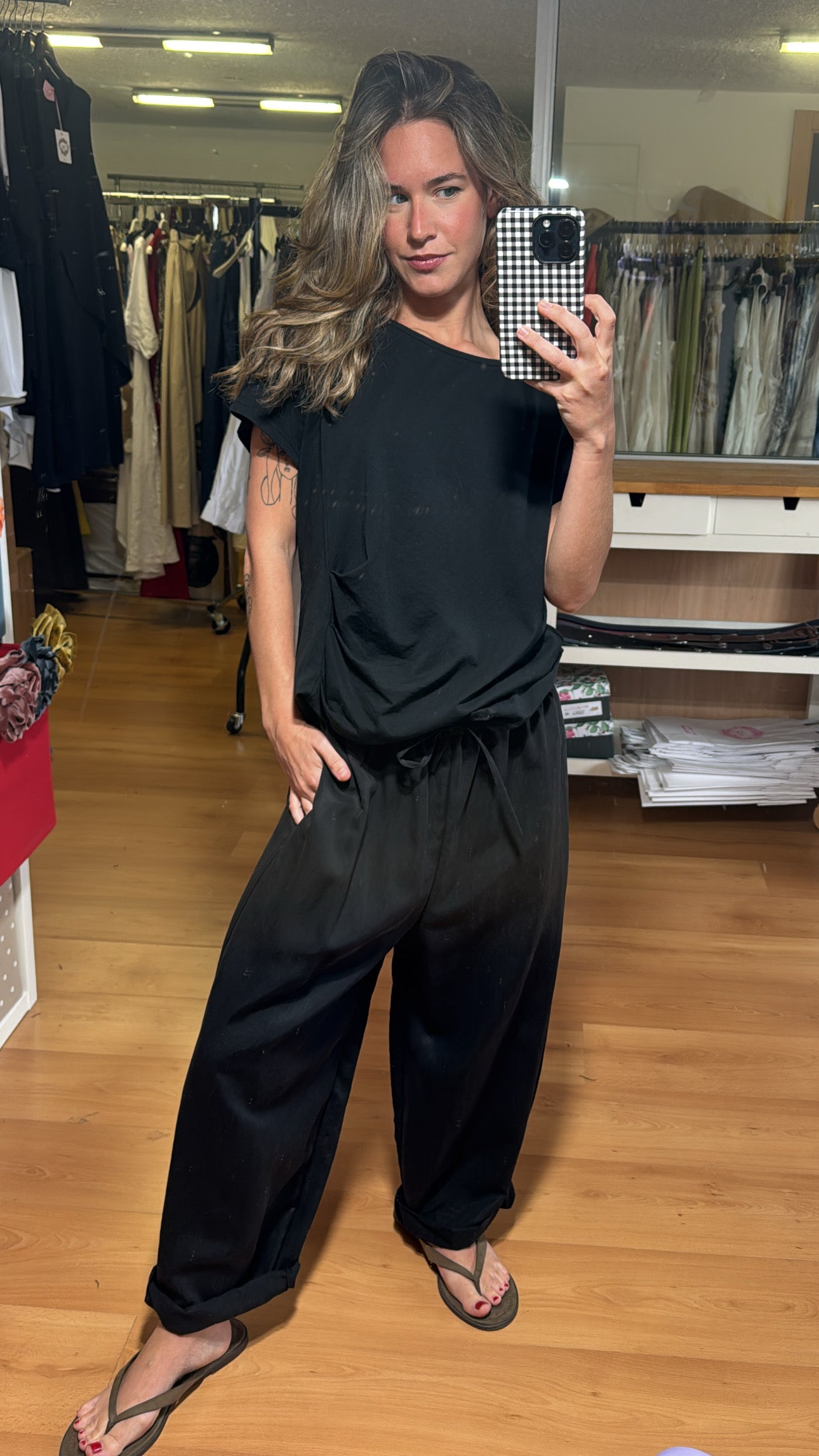 Pantalón fluido