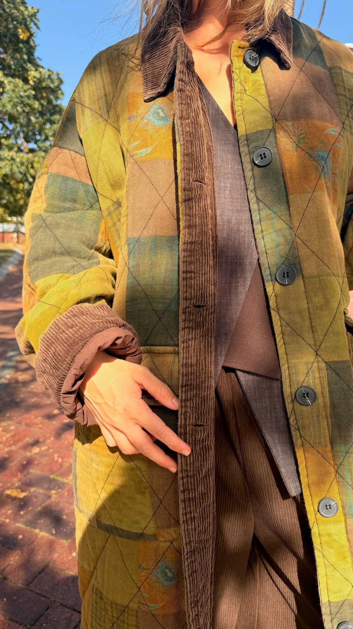 Abrigo Patchwork
