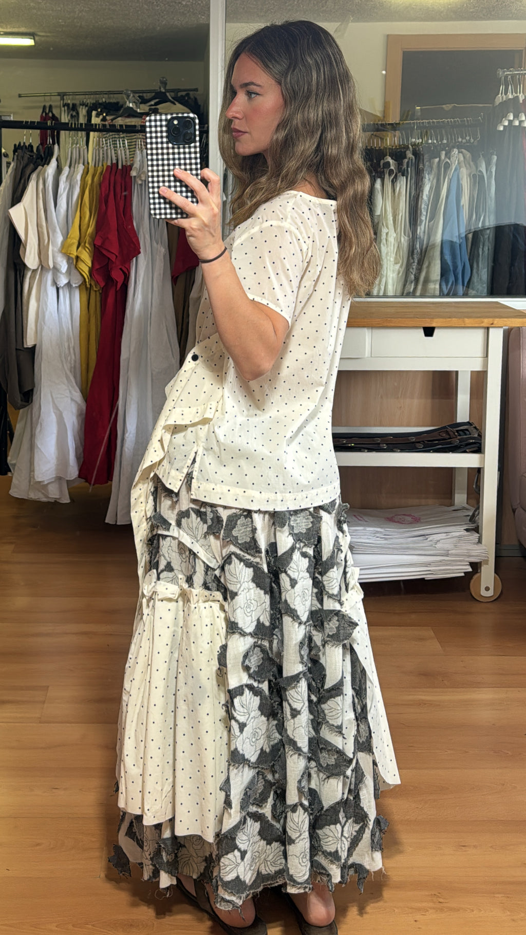 Blusa topitos