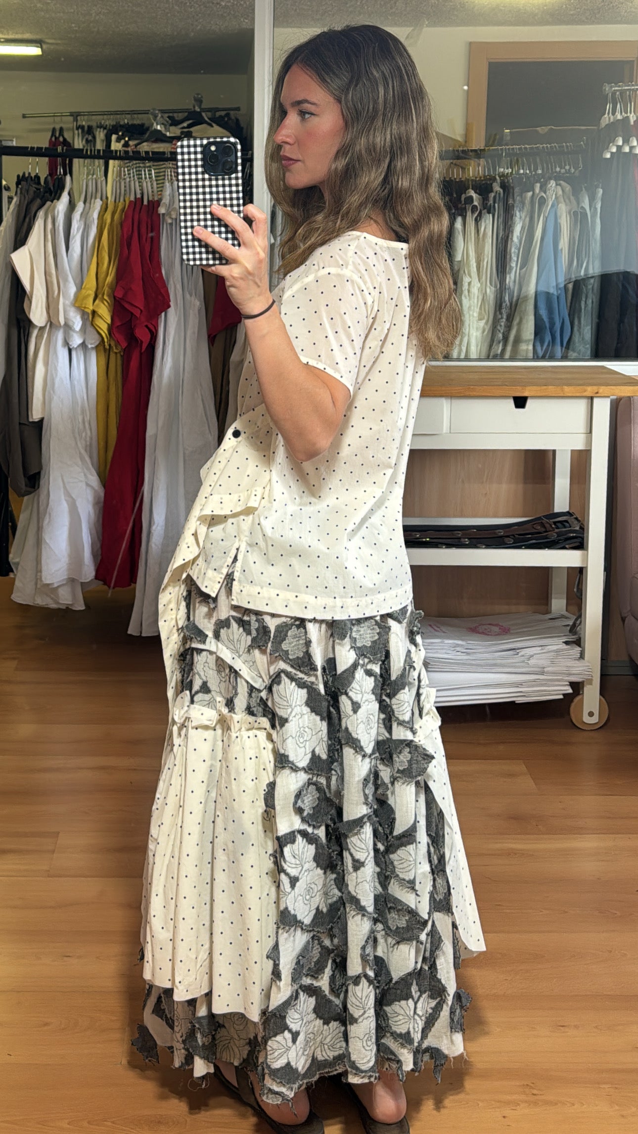 Blusa topitos