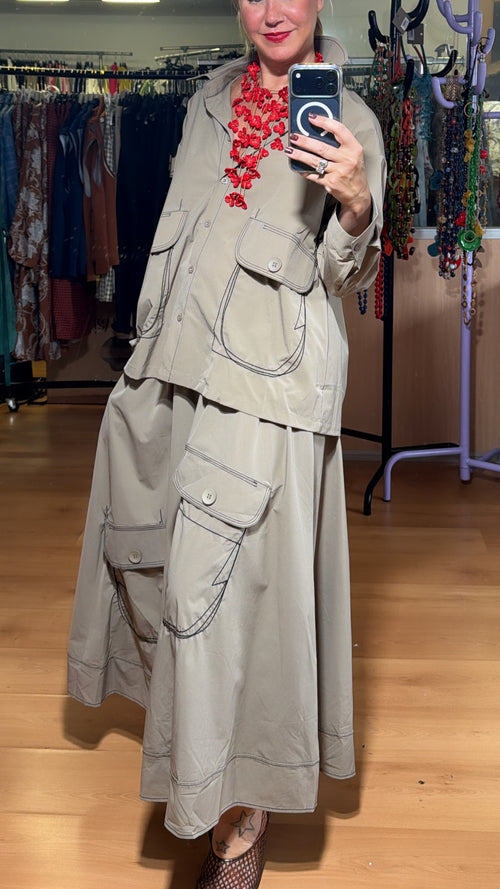 Conjunto bolsillos delanteros