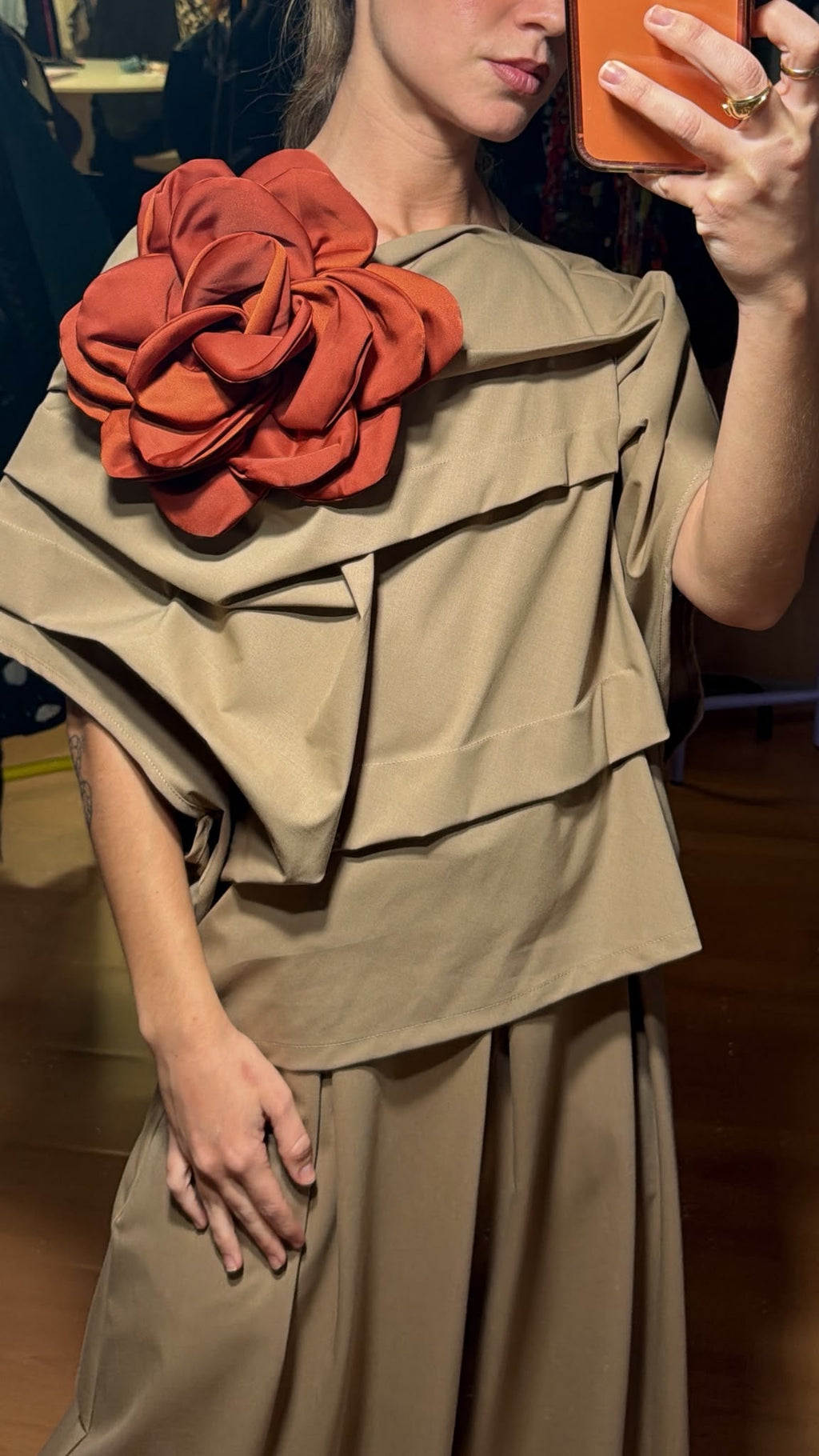 Maxi flor naranja