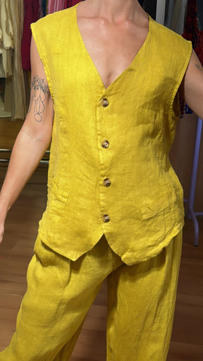 Chaleco lino