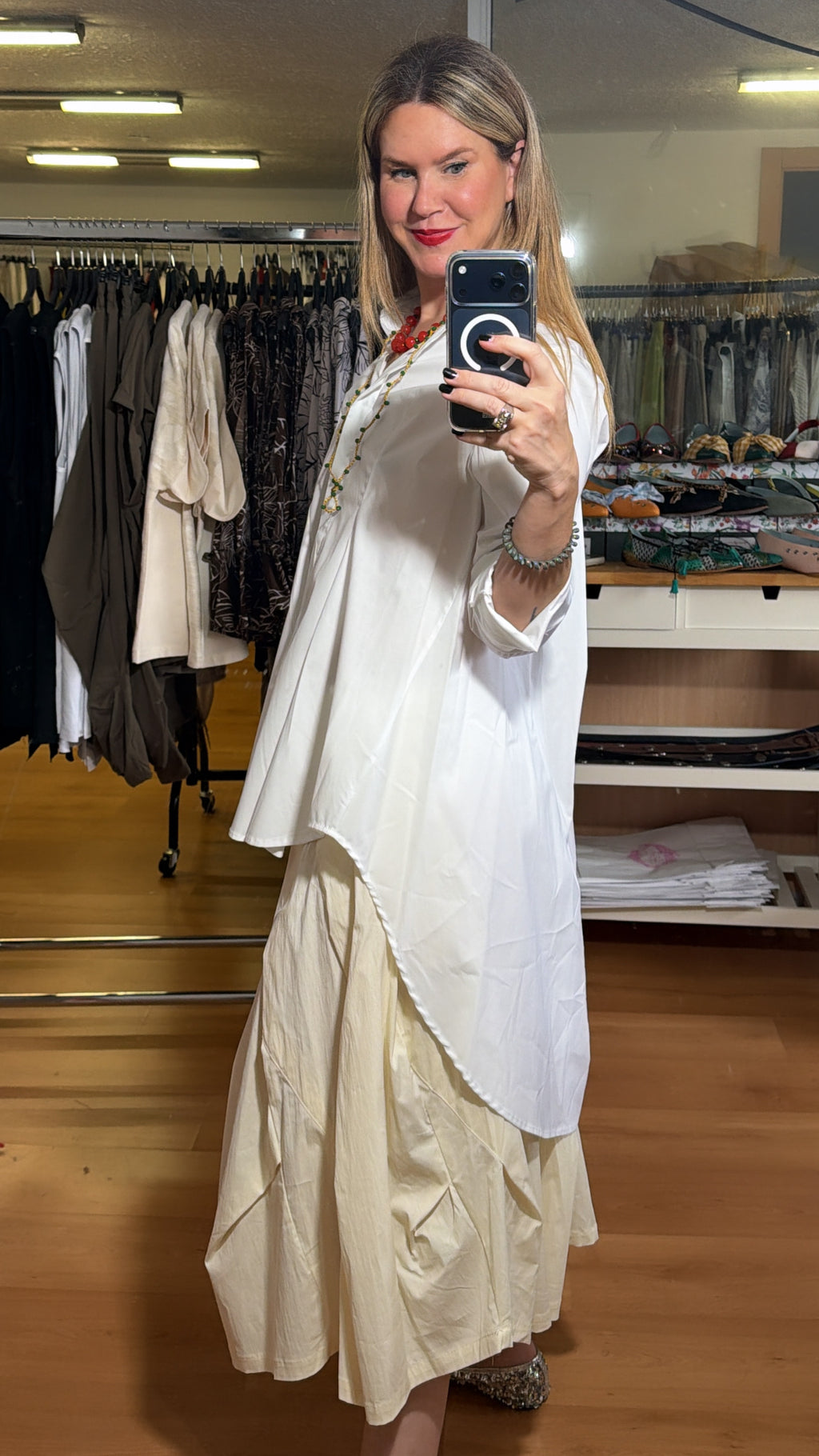 Camisa básica irregular