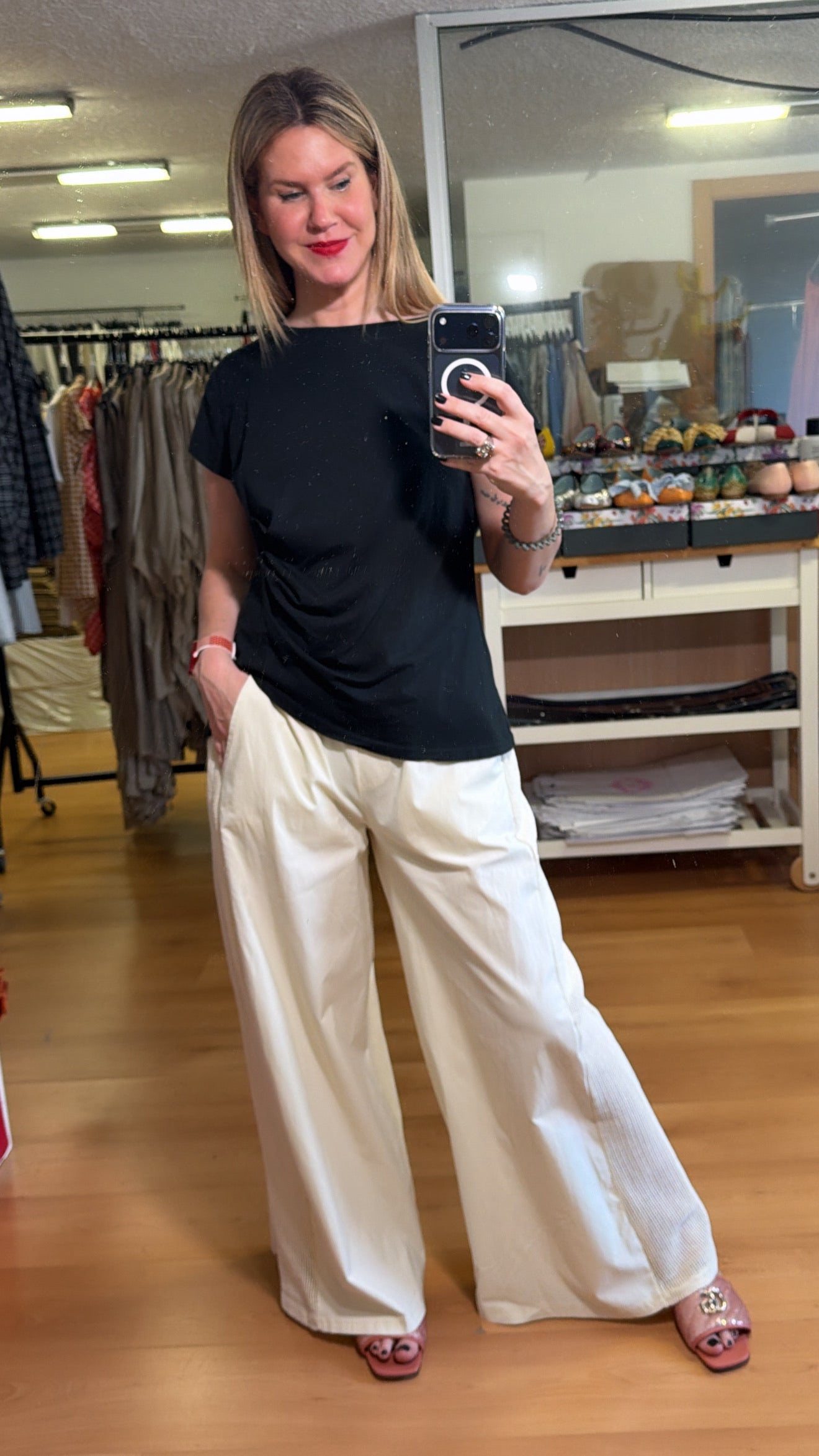 Pantalón con lateral rejilla