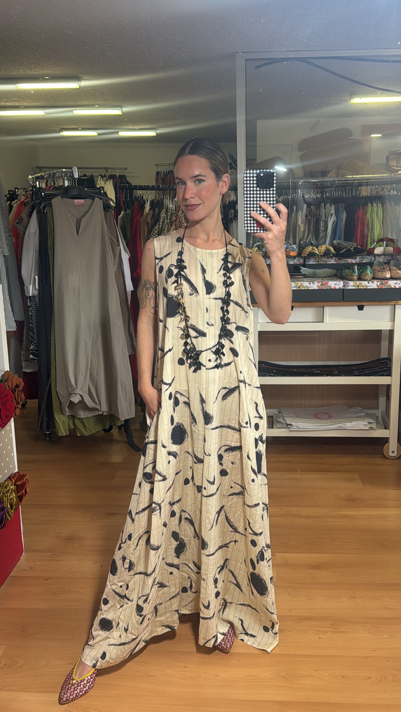 Vestido sin mangas