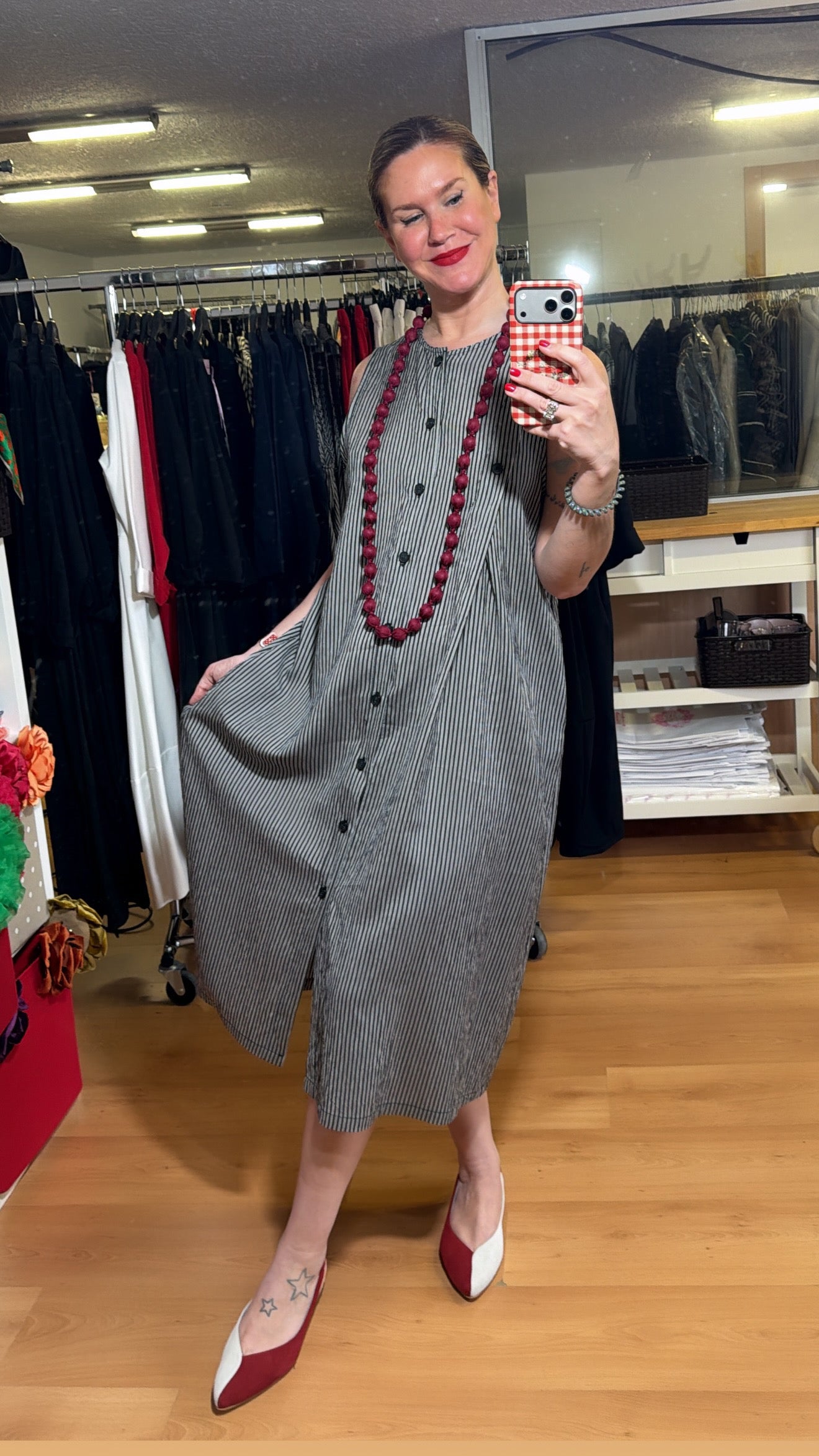 Vestido sin mangas