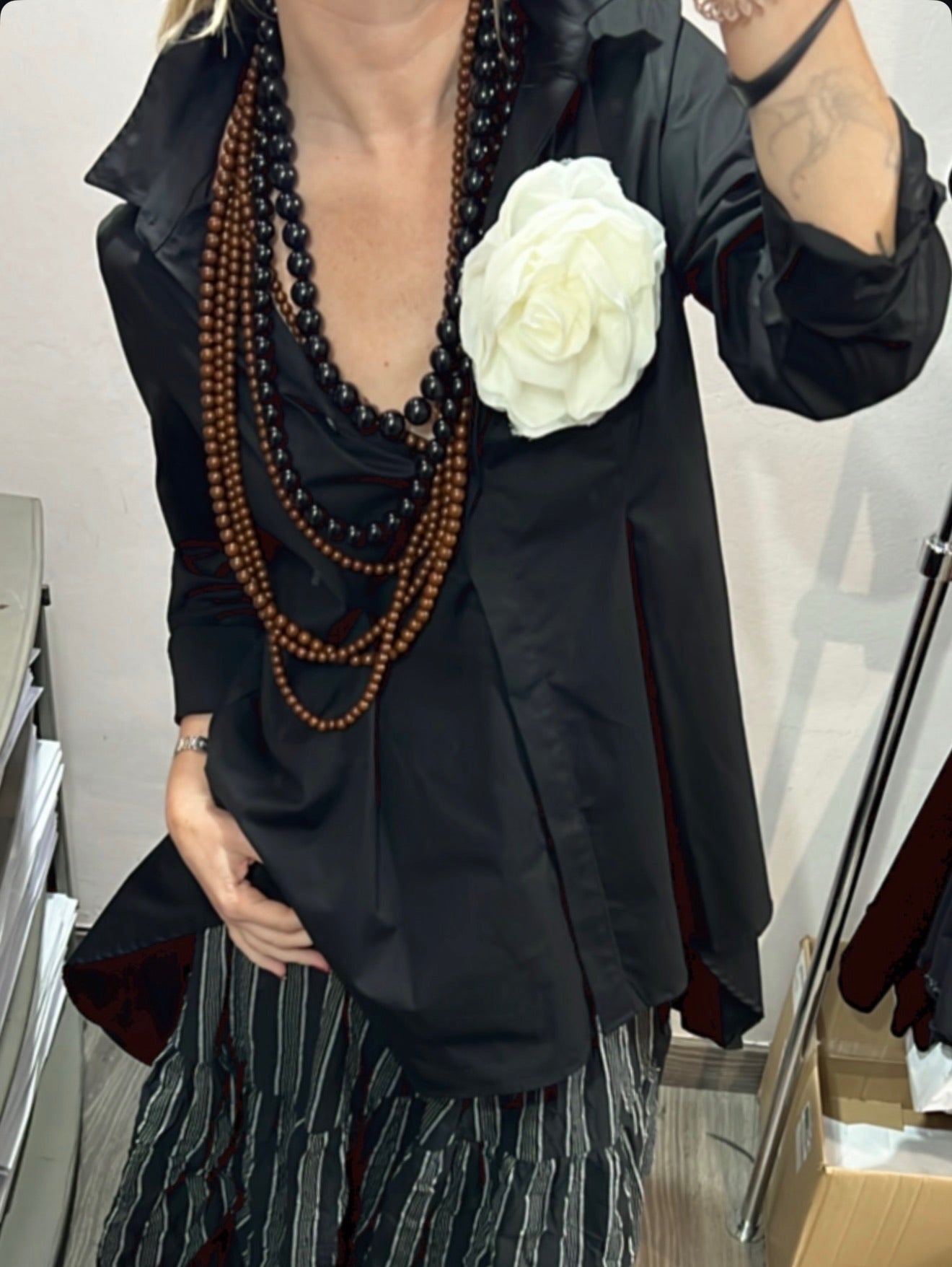 Camisa básica irregular