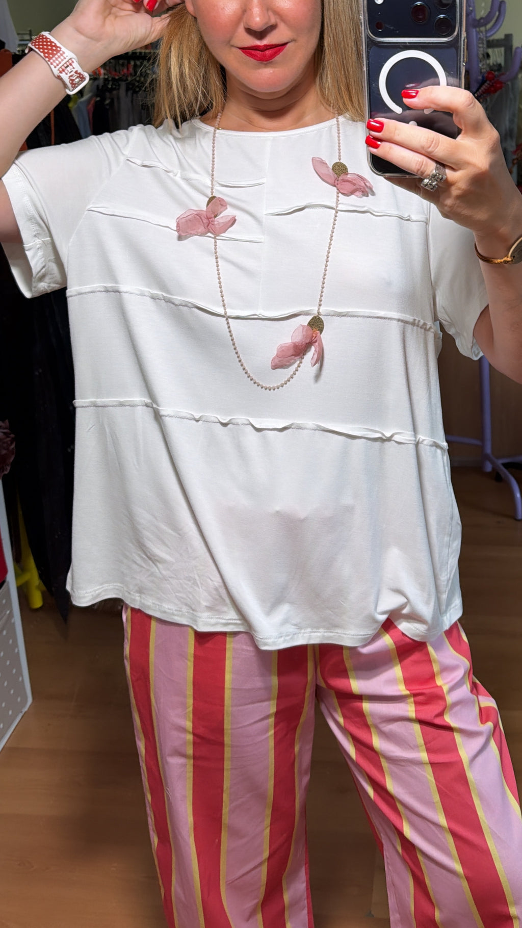 Camiseta detalles horizontales