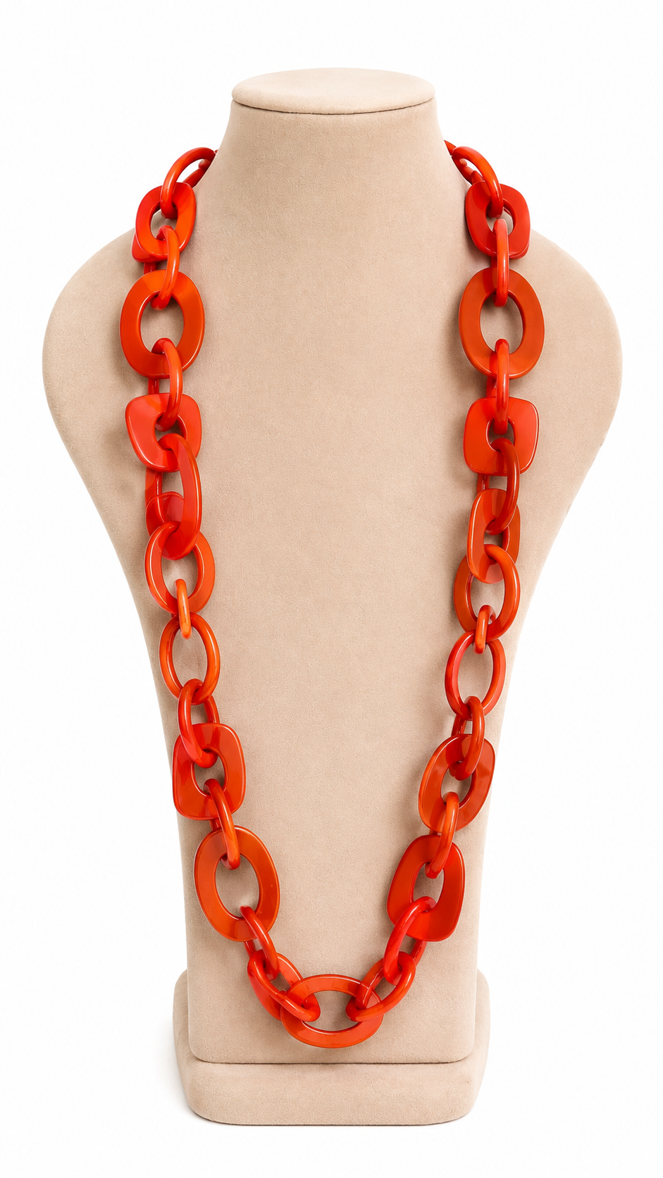 Collar con eslabones irregulares