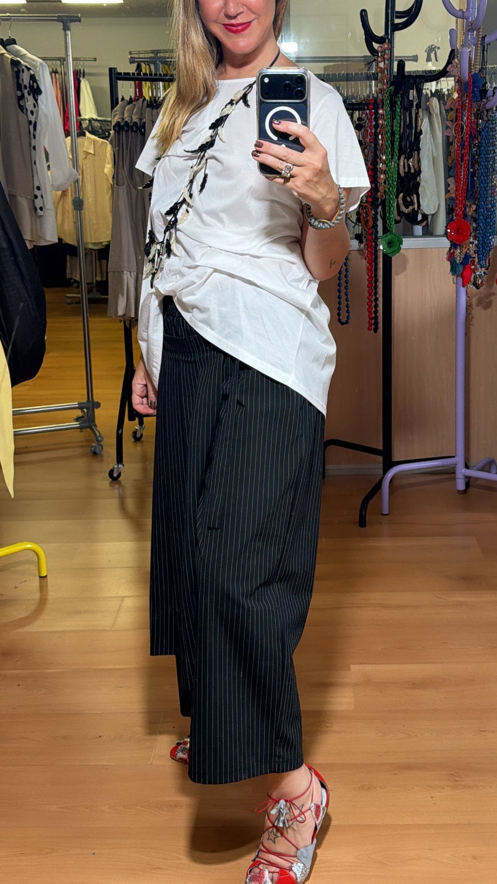 Falda pantalón raya diplomática