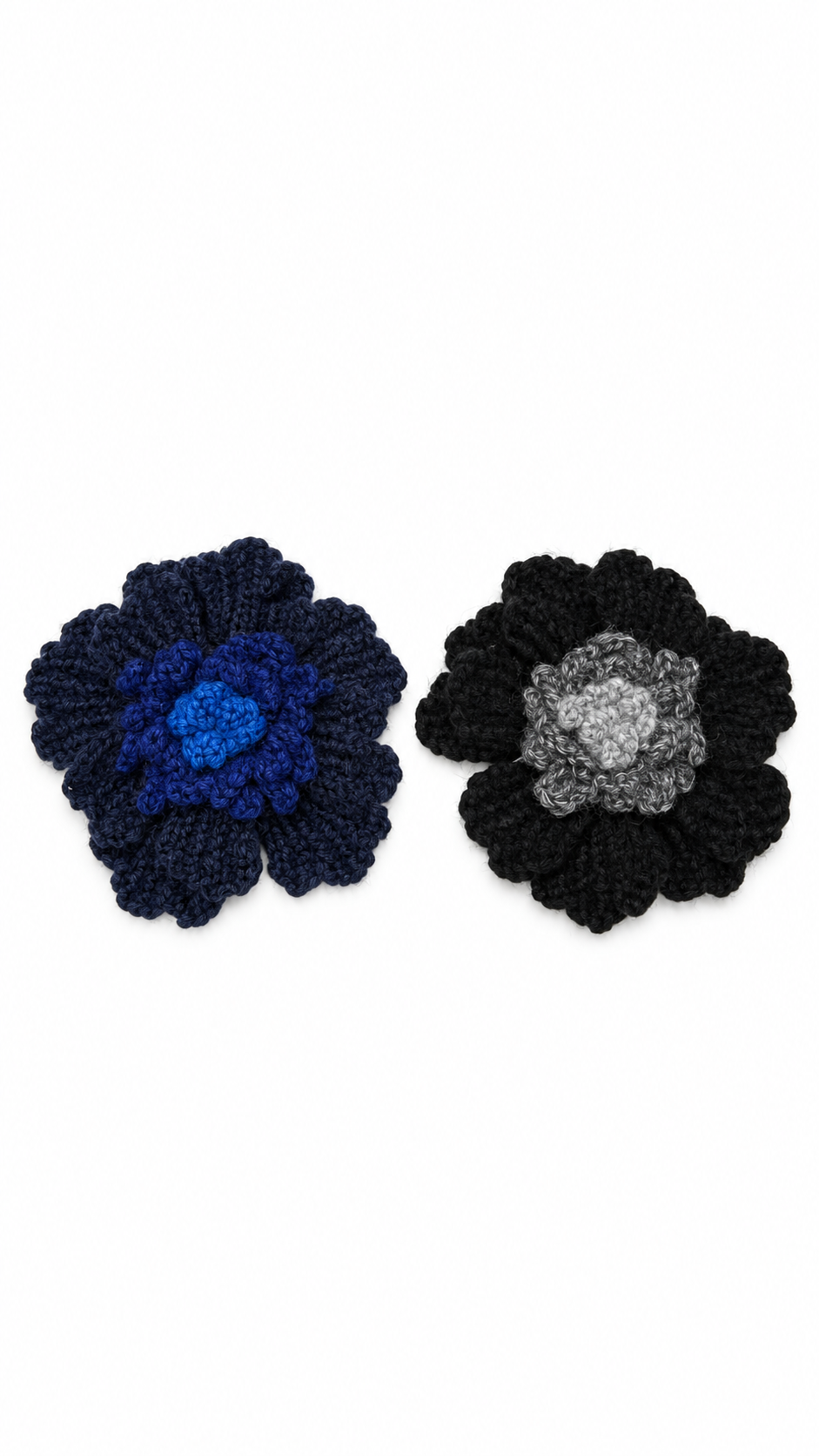 Flor de ganchillo triple color