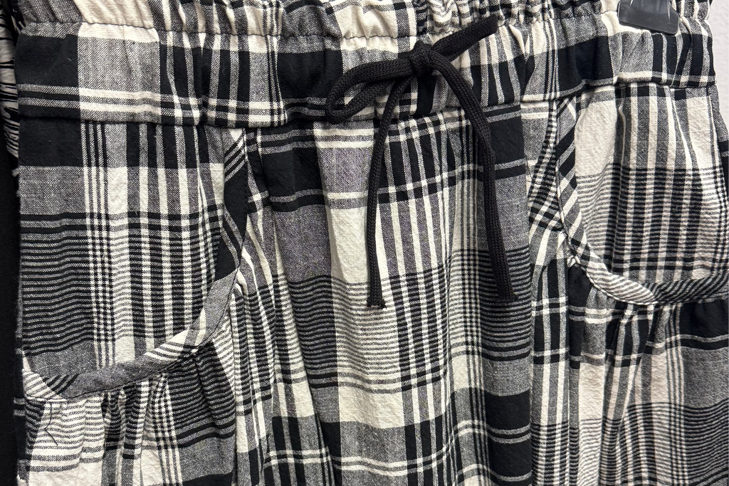 Pantalón baggy lino