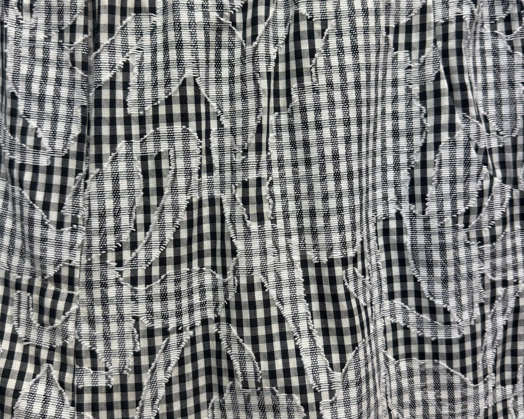 Pantalón estampado blanco y negro