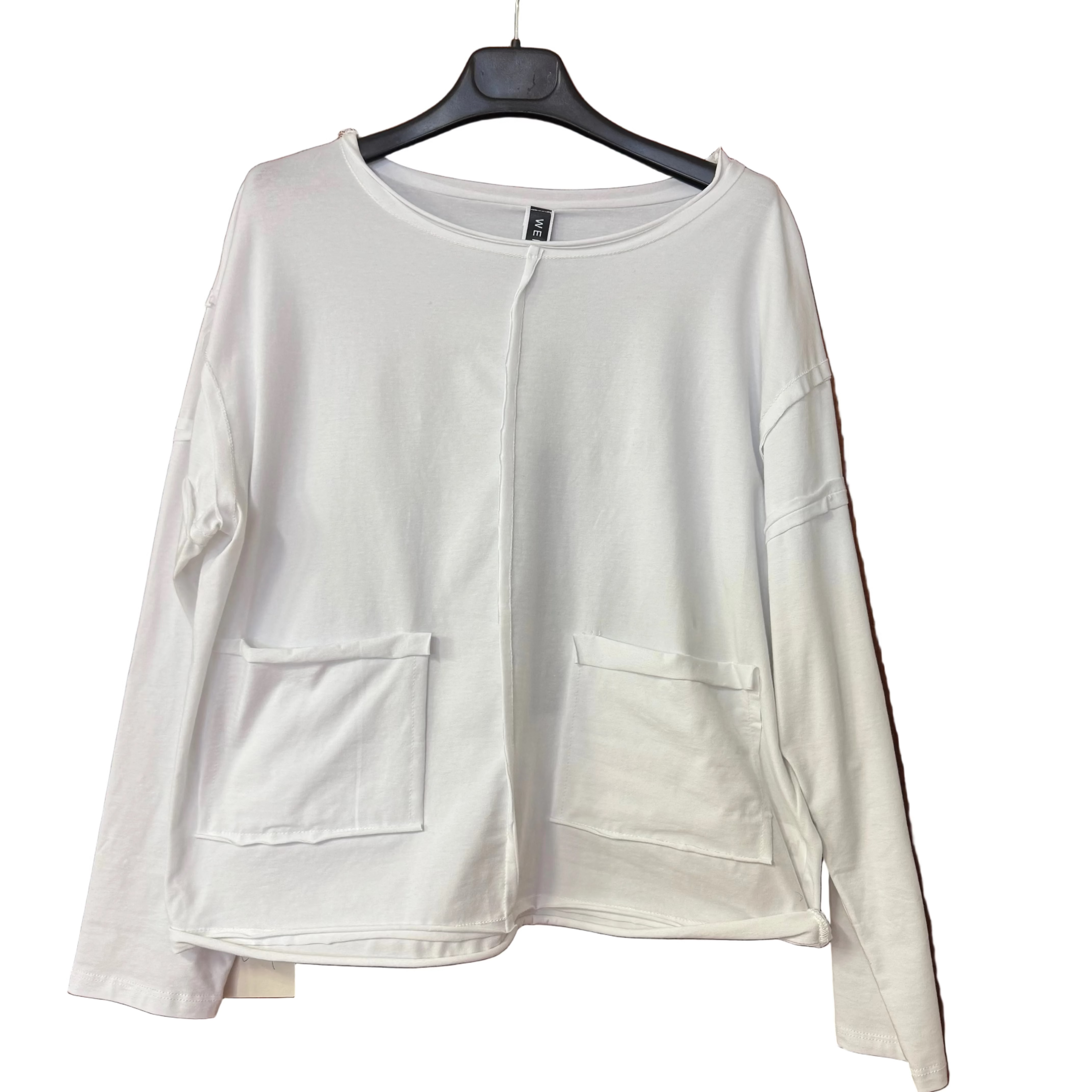 Camiseta manga larga con bolsillos