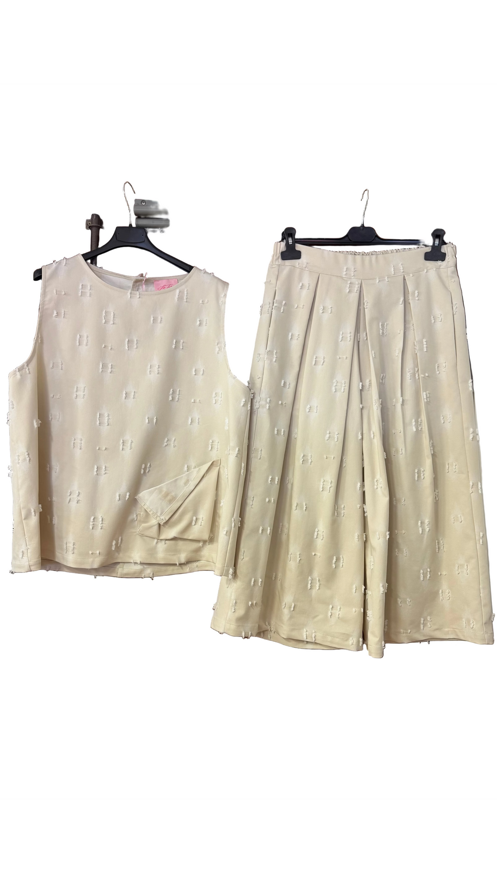 Blusa amplia texturizada