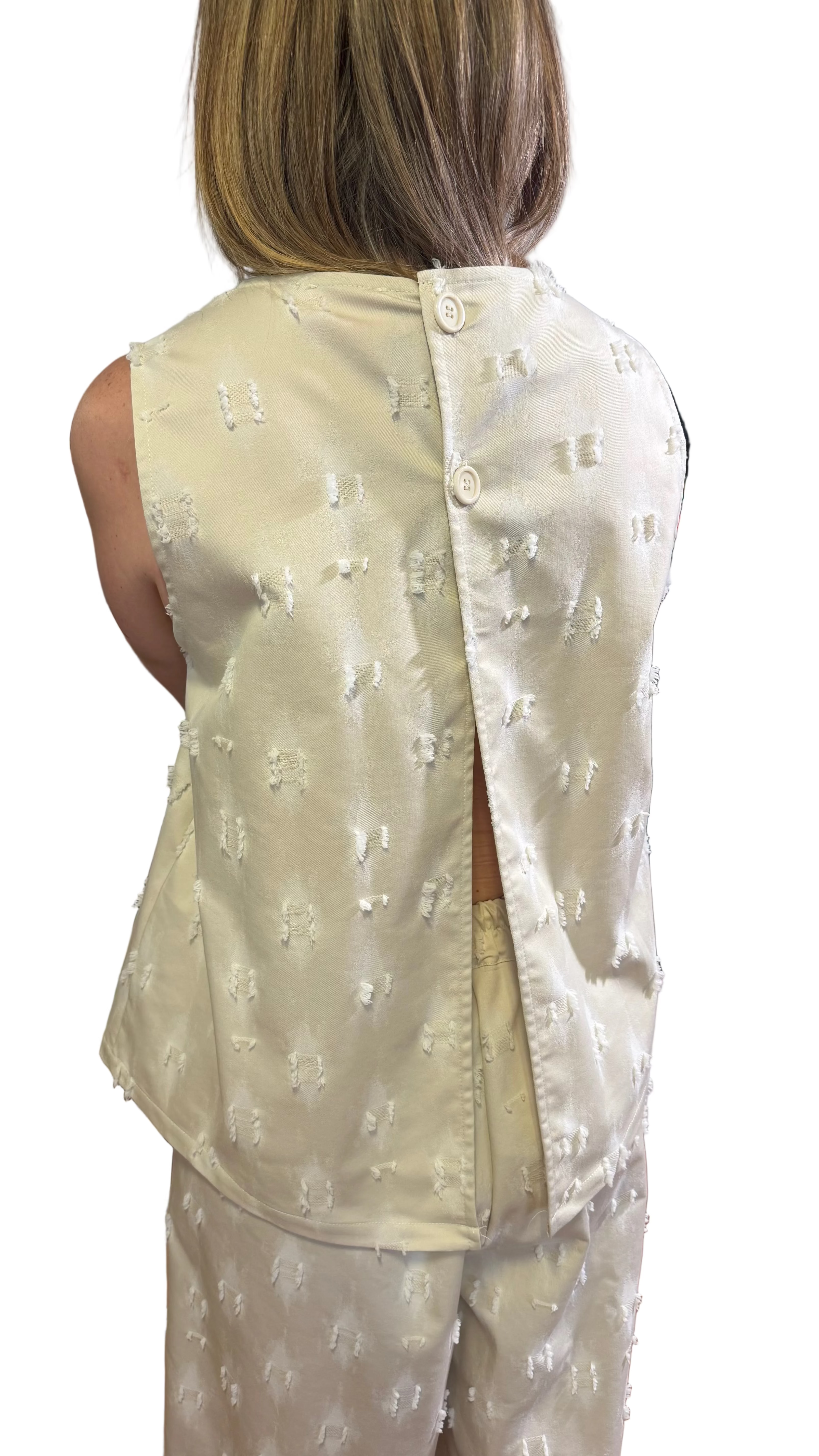 Blusa amplia texturizada