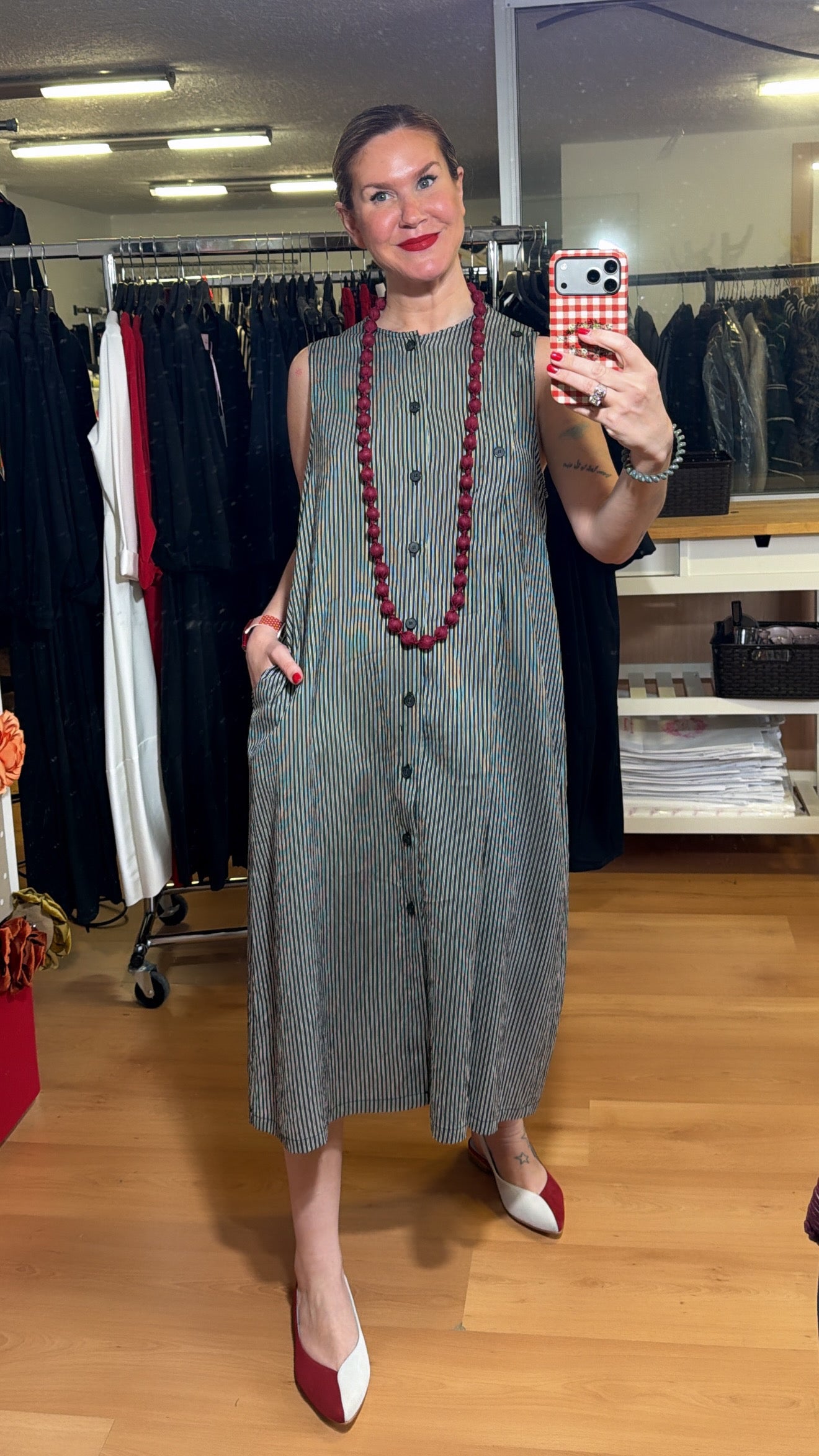 Vestido sin mangas