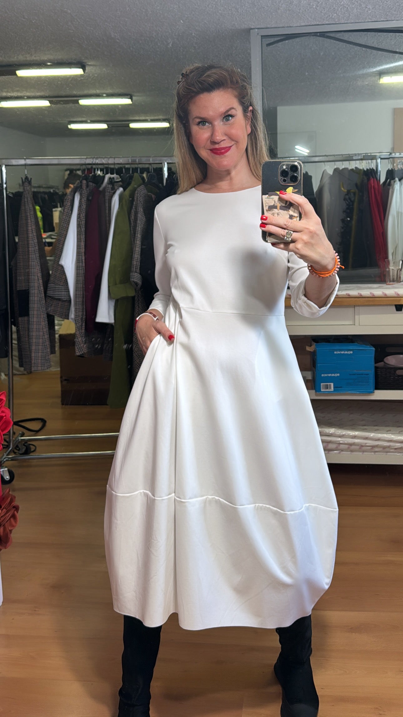 Vestido punto milano